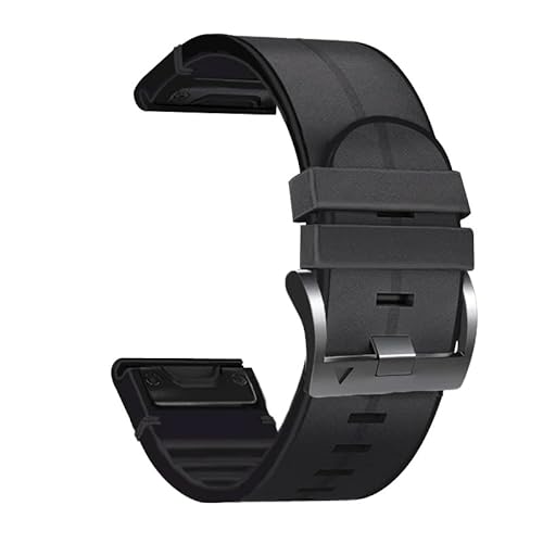 BANDKIT 22 x 26 mm Silikon-Armband QuickFit-Armbänder für Garmin Fenix 7X 7 6 6X Pro 5X 5 D2/Tactix 7 Leder-Smartwatch-Armbänder, 26mm D2 MK2 Enduro, Achat von BANDKIT