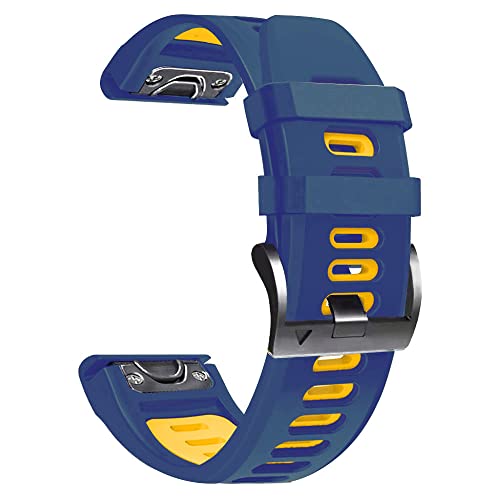 BANDKIT 26 22 mm Band für Garmin Fenix 7 7X 5 5X Plus 6 6XPro weiches Silikon leicht anliegendes Armband MK1/D2/Tactix 7 Pro Smart Watch Armband, For Forerunner 935 945, Achat von BANDKIT