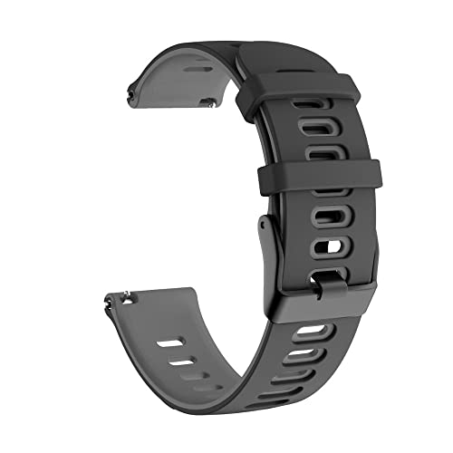 BANDKIT Armband für Garmin Vivoactive 3/Forerunner 245 645/Venu Sq/Vivomove HR, 20 mm Schnellverschluss, weiches Silikon-Ersatzband, For Forerunner 245, Achat von BANDKIT