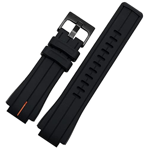 BANDKIT Für Timex WATCHT2N720 T2N721 TW2T76300 Gummi-Uhrenarmband 24 x 16 mm, wasserdichtes Silikon-Sportarmband mit Schrauben, 24-16mm, Achat BANDKIT Für Timex WATCHT2N720 T2N721 TW2T76300 Gummi-Uhrenarmband 24 x 16 mm, wasserdichtes Silikon-Sportarmband mit Schrauben, 24-16mm, Achat von BANDKIT