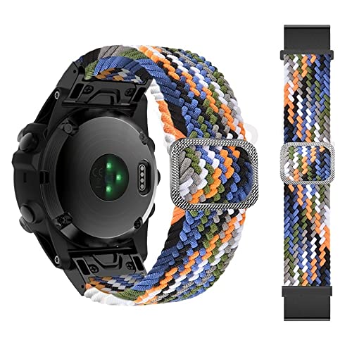 BANDKIT HOT22 Quickfit-Uhrenarmband für Garmin Fenix 7 7X 6 6X Pro 5X 5 Plus 3HR 935 945 S60 MK1 Geflochtenes Solo Loop Nylon-Armband, For Fenix 3 HR, Achat BANDKIT HOT22 Quickfit-Uhrenarmband für Garmin Fenix 7 7X 6 6X Pro 5X 5 Plus 3HR 935 945 S60 MK1 Geflochtenes Solo Loop Nylon-Armband, For Fenix 3 HR, Achat von BANDKIT