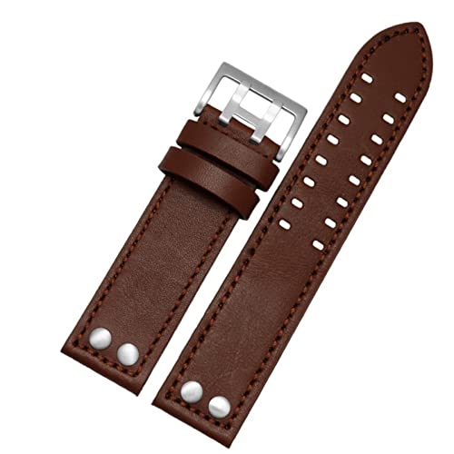 BANDKIT Leder-Uhrenarmband, Handgelenk, 20 mm, 22 mm, für Hamilton Aviation H77755533 H77616533, echtes Leder, Herren-Uhrenarmband, 22 mm, Achat von BANDKIT