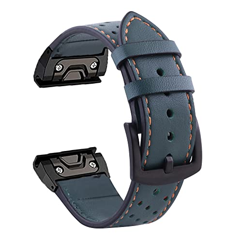 BANDKIT Lederarmband für Garmin Fenix 7 7X 5/5X Plus/6/6X Pro/MK1/935 Smart-Armband 22 26 mm, schnell anzubringen, Armband, For Fenix 6X 5X Plus, Achat BANDKIT Lederarmband für Garmin Fenix 7 7X 5/5X Plus/6/6X Pro/MK1/935 Smart-Armband 22 26 mm, schnell anzubringen, Armband, For Fenix 6X 5X Plus, Achat von BANDKIT