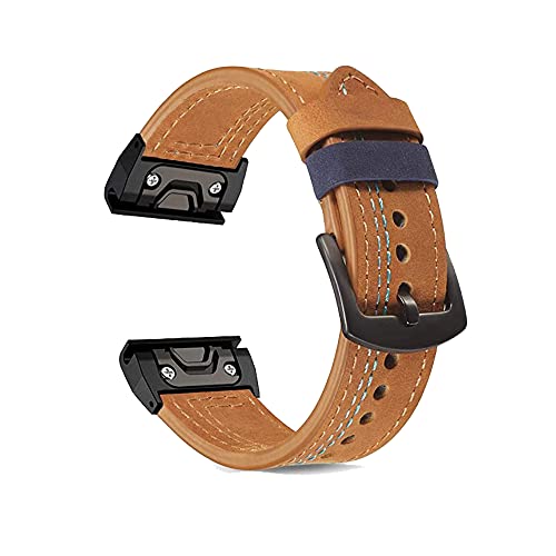 BANDKIT Lederarmband für Garmin Fenix 7 7X 5/5X Plus/6/6X Pro/MK1/935 Smart-Armband 22 26 mm, schnell anzubringen, Armband, For Fenix 6X 5X Plus, Achat BANDKIT Lederarmband für Garmin Fenix 7 7X 5/5X Plus/6/6X Pro/MK1/935 Smart-Armband 22 26 mm, schnell anzubringen, Armband, For Fenix 6X 5X Plus, Achat von BANDKIT
