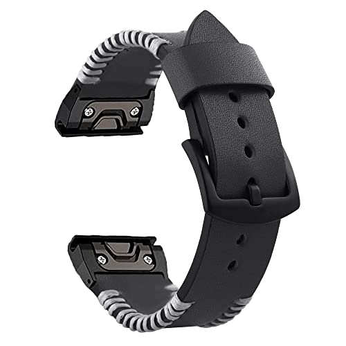 BANDKIT Lederarmband für Garmin Fenix 7 7X 5/5X Plus/6/6X Pro/MK1/935 Smart-Armband 22 26 mm, schnell anzubringen, Armband, For Fenix 6X 5X Plus, Achat BANDKIT Lederarmband für Garmin Fenix 7 7X 5/5X Plus/6/6X Pro/MK1/935 Smart-Armband 22 26 mm, schnell anzubringen, Armband, For Fenix 6X 5X Plus, Achat von BANDKIT