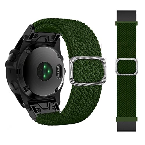 BANDKIT Nylon-Armband für Garmin Fenix 6X 6 Pro 7X 7 Epix 5X 5 Plus 3 3HR 935 945 Smartwatch 22 26 mm Armbänder Ersatzarmband, For Epix, Achat von BANDKIT