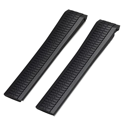 BANDKIT Uhrenarmband aus Gummi für Patek Philippe Aquanaut 5168G-001, Metallstifte, 21 mm, Golden buckle, Achat von BANDKIT