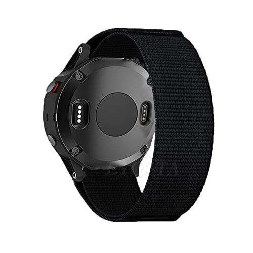 BANDKIT Uhrenarmband für Garmin Enduro Fenix 6X 6 Pro 5X 5 Plus 3HR Descent MK2i Fenix 7 7X Smart-Armband mit Haken und Optik Nylon-Gürtel, 26mm Width, Achat von BANDKIT