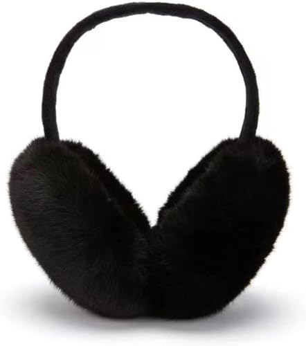 Chyuan Fashion Winter Unisex Ear Muffs Ear Warmers Foldable for Adults Children(schwarzer Ohrenwärmer) von Chyuan