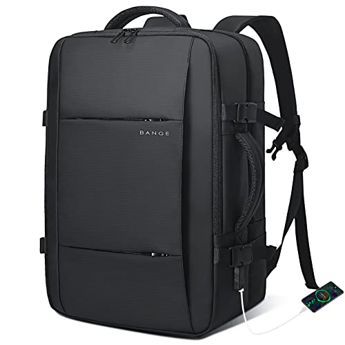 BANGE Reiserucksäcke, Fluggenehmigte Handgepäck-Rucksäcke, 43,2 cm (17 Zoll) Laptop-Rucksack für internationale Reisetasche, Wochenend-Gepäck-Rucksack für Herren von BANGE