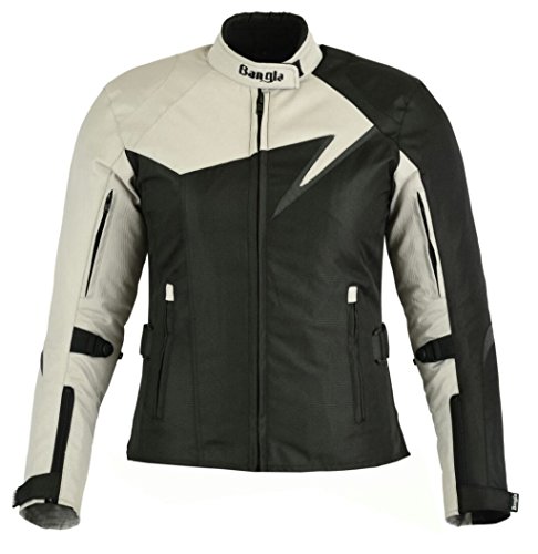 BANGLA Modische Damen Motorradjacke Touren Jacke Bikerjacke B-11 Textil grau XXL BANGLA Modische Damen Motorradjacke Touren Jacke Bikerjacke B-11 Textil grau XXL von BANGLA