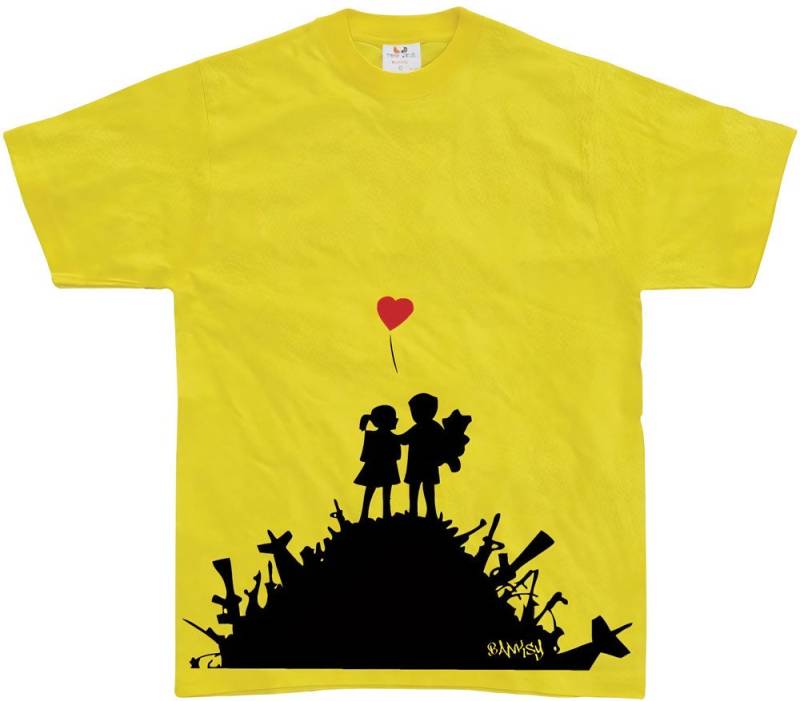 BANKSY T-Shirt Finally T-Shirt von BANKSY