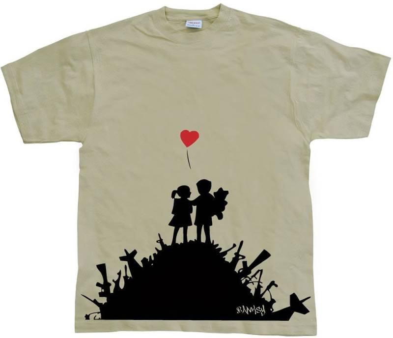 BANKSY T-Shirt Finally T-Shirt von BANKSY