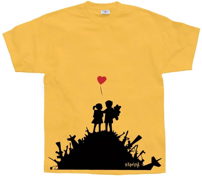 BANKSY T-Shirt Finally T-Shirt von BANKSY