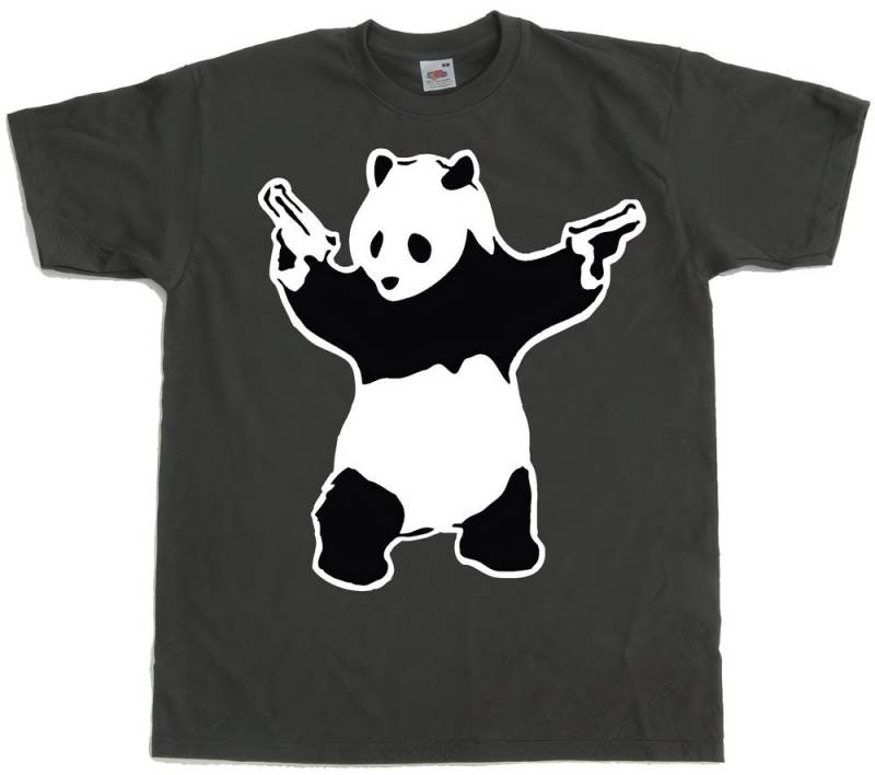 BANKSY T-Shirt Panda T-Shirt von BANKSY