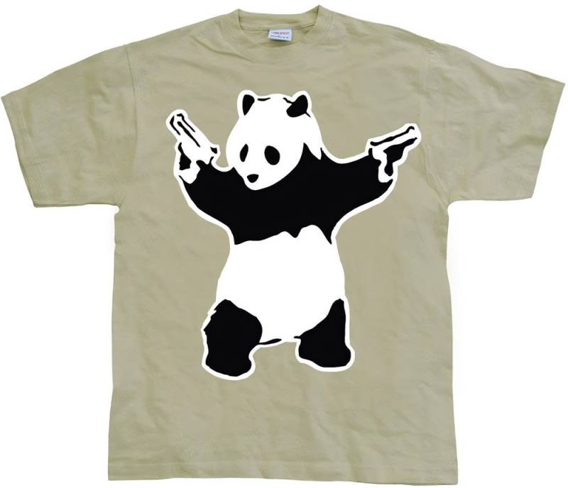 BANKSY T-Shirt Panda T-Shirt von BANKSY