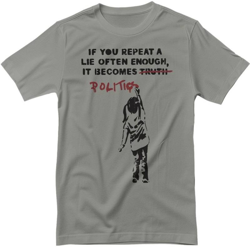BANKSY T-Shirt Politics T-Shirt von BANKSY