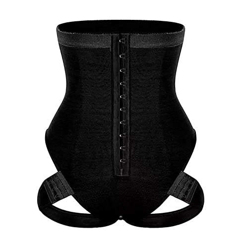 BANLUX Damen Po Push Up Unterhose - 2 In 1 Bauchtrainer Lift Up Butt Lifter Body Shaper Hohe Taillentrainer Corest Control Panties Shapewear Gürtel,Schwarz,S von BANLUX
