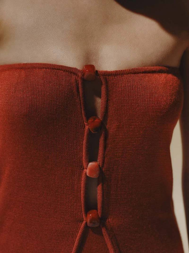 BAOBAB | Mamu Top | Women's Burnt Orange Tops von BAOBAB