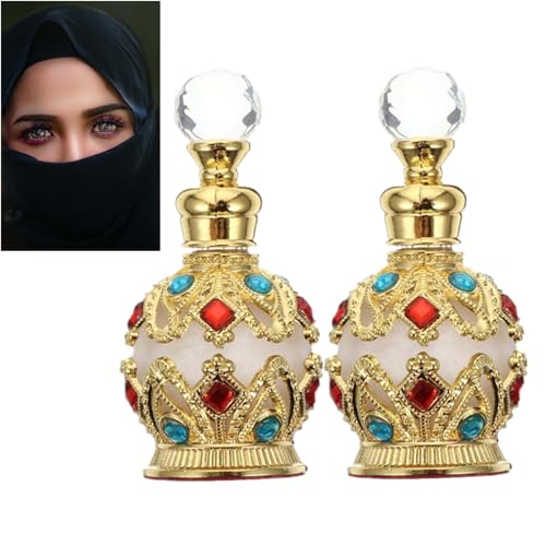 2Stück Arabisches Parfüm,Luxusprodukte aus Dubai,langanhaltender, süchtig machender persönlicher Parfümölduft,ein verführerisches, charakteristisches Aroma,der luxuriöse Duft Arabiens von BAOEND