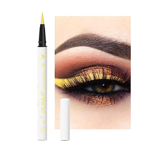 Wasserfester flüssiger Eyeliner | Lidschattenstift Langlebiger Augenstift - Lidschattenstift, farbiger Eyeliner-Stift, rutschfest, ganztägig, wischfest, Augenstift, Augen- und Lippenkonturenstift Baok von BAOK