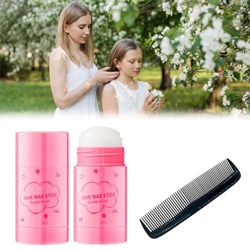 Haarwachs-Stick,Wachs-Stick für Haare,Hair Wax Stick für Haare,Wachsstab für Haare,Wachsstift für Haare,Haarfinishing Cream Stick,Haar Pomade Stick für Professionellen Salon und Heimgebrauch von BAOSROY