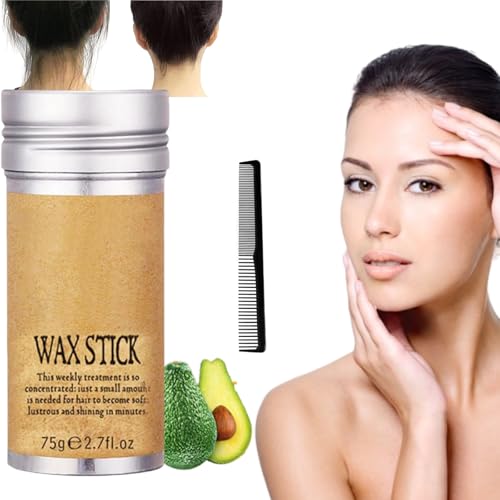 Haarwachs-Stick,Wachs-Stick für Haare,Hair Wax Stick für Haare,Wachsstab für Haare,Wachsstift für Haare,Haarfinishing Cream Stick,Haar Pomade Stick für Professionellen Salon und Heimgebrauch von BAOSROY