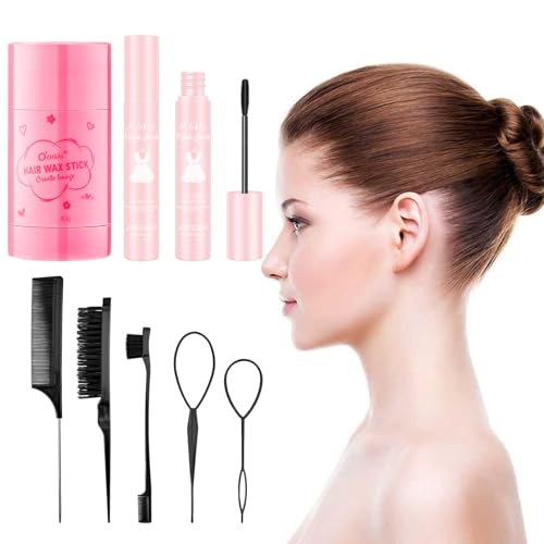 Haarwachs Stick,Wachsstift Haare,Wachs Stick für Haare,Haar Wax Stick Damen,Haarwachs Stift,Haar Styling Stick,Haar Pomade Stick für Professionellen Salon und Heimgebrauch von BAOSROY