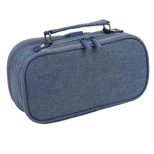 BAPPKON Federmäppchen Groß, 5-Fach Organizer mit Doppelreißverschluss für Schule, Uni & Büro | Robuste Federtasche für Jungen, Mädchen & Erwachsene | Stifteetui mit Großer Kapazität & Tragbar Design von BAPPKON