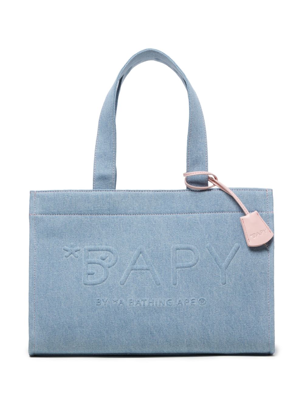 BAPY BY *A BATHING APE® Handtasche mit Logo-Prägung - Blau von BAPY BY *A BATHING APE®