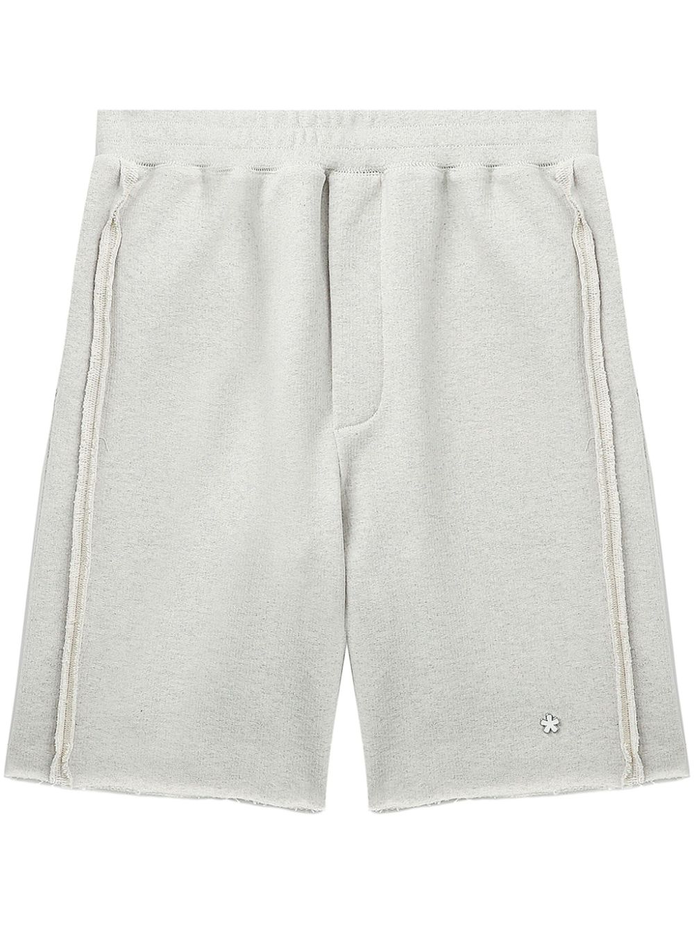 BAPY BY *A BATHING APE® Joggingshorts mit ungesäumten Kanten - Grau von BAPY BY *A BATHING APE®