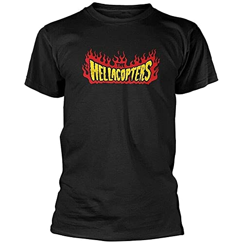 BJA The Hellacopters Flames T Shirt BlackXL von BAQUE