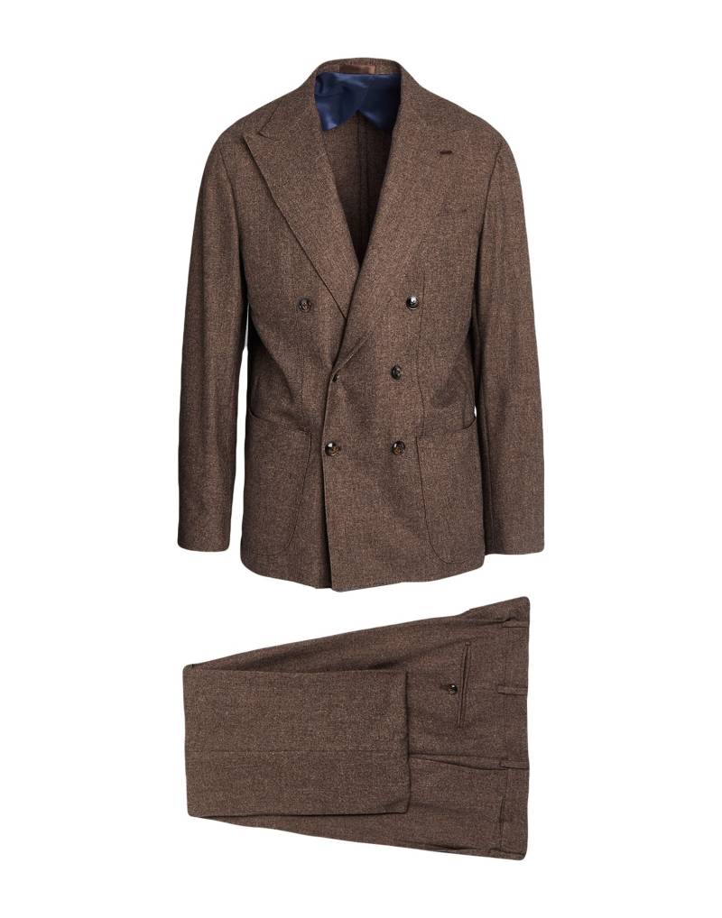 BARBA Napoli Anzug Herren Braun von BARBA Napoli