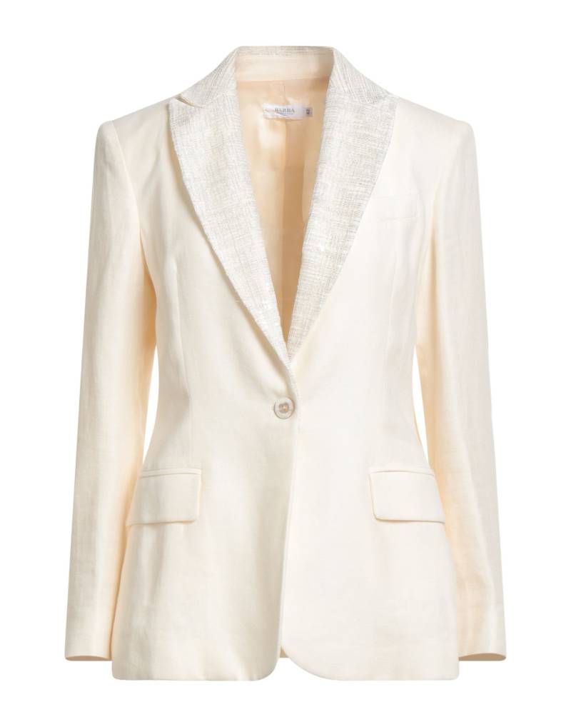 BARBA Napoli Blazer Damen Cremeweiß von BARBA Napoli