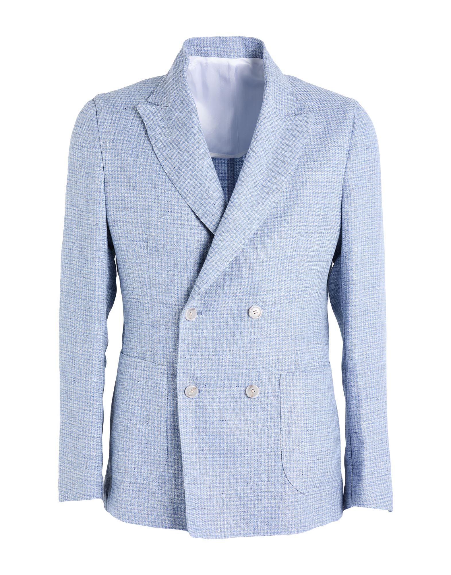 BARBA Napoli Blazer Herren Azurblau von BARBA Napoli