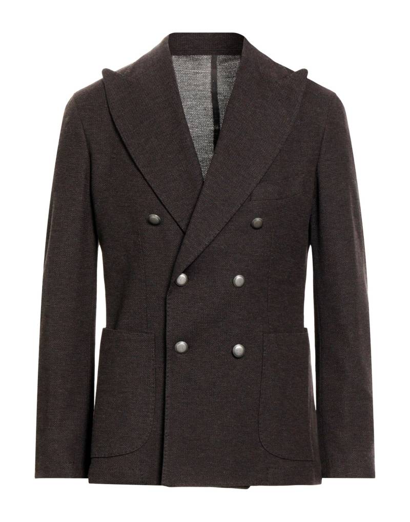 BARBA Napoli Blazer Herren Dunkelbraun von BARBA Napoli