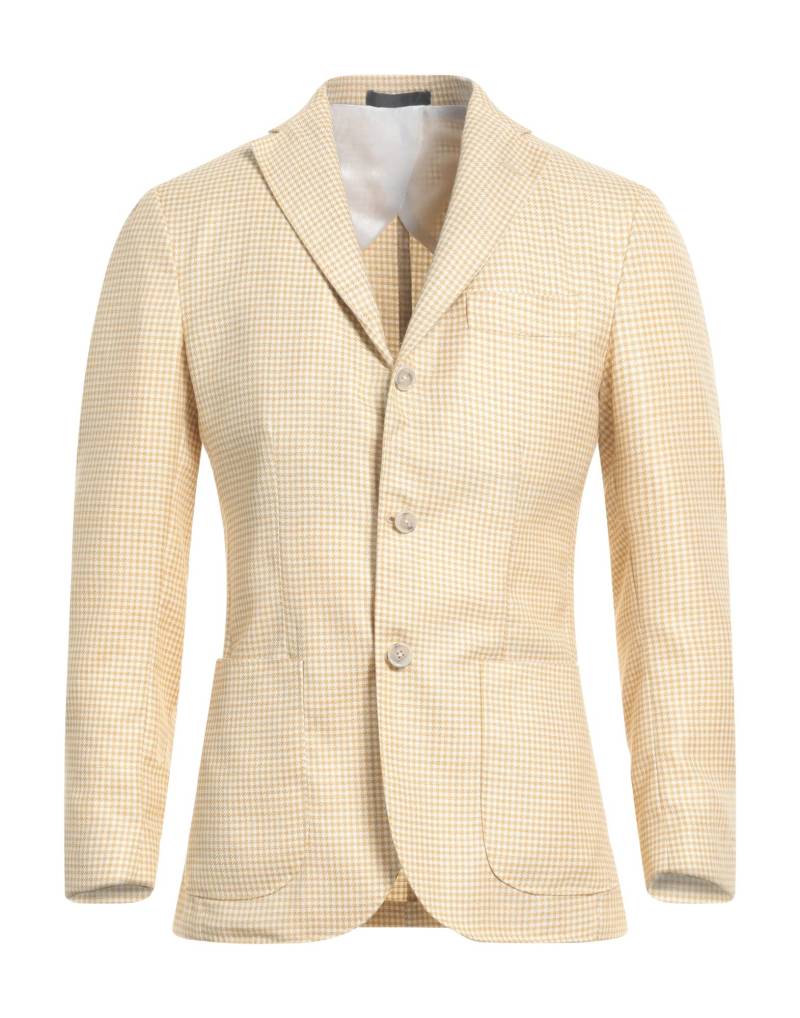 BARBA Napoli Blazer Herren Gelb von BARBA Napoli