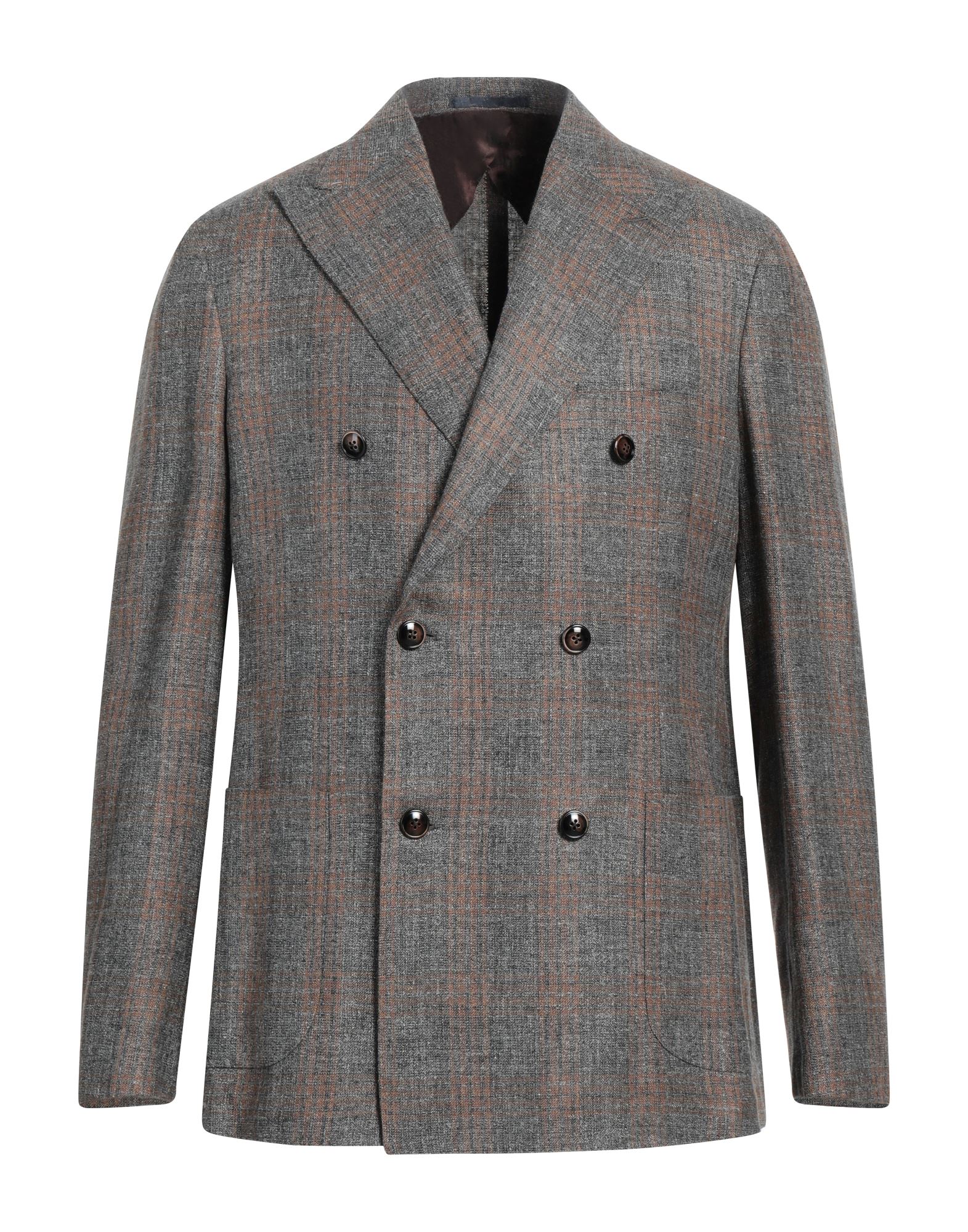 BARBA Napoli Blazer Herren Grau von BARBA Napoli