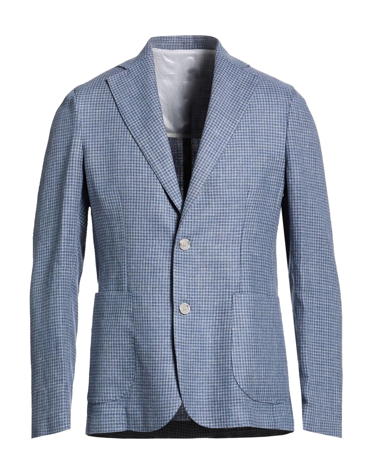BARBA Napoli Blazer Herren Hellblau von BARBA Napoli
