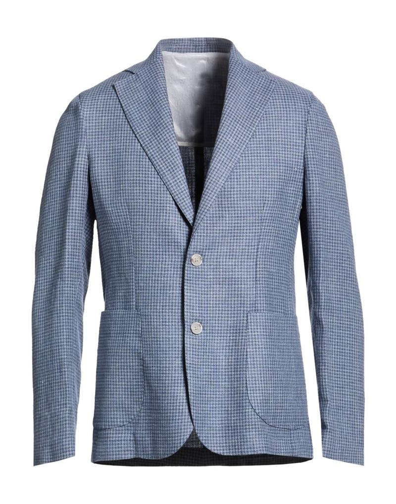 BARBA Napoli Blazer Herren Hellblau von BARBA Napoli