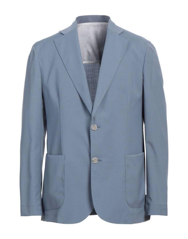 BARBA Napoli Blazer Herren Hellblau von BARBA Napoli