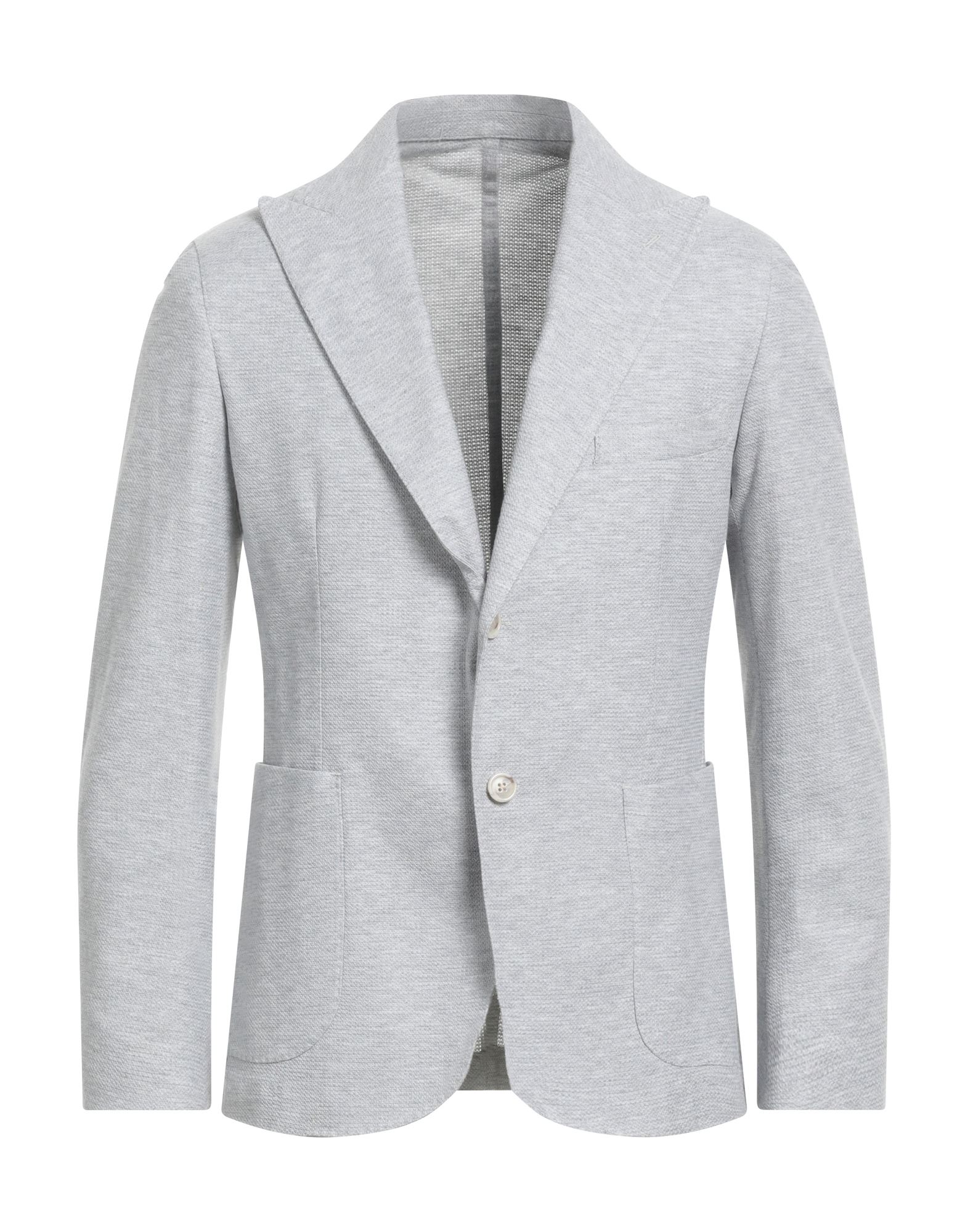 BARBA Napoli Blazer Herren Hellgrau von BARBA Napoli
