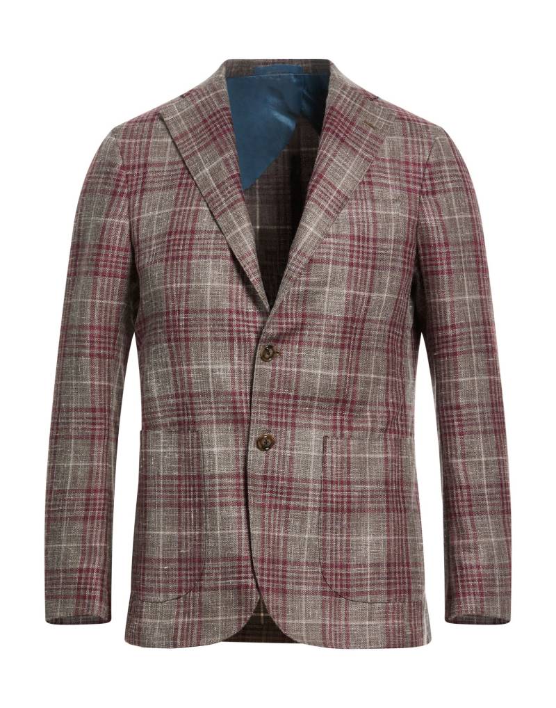 BARBA Napoli Blazer Herren Khaki von BARBA Napoli