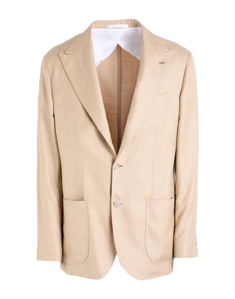 BARBA Napoli Blazer Herren Sand von BARBA Napoli