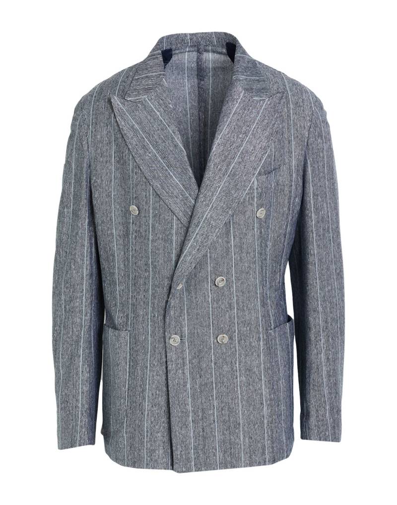 BARBA Napoli Blazer Herren Taubenblau von BARBA Napoli