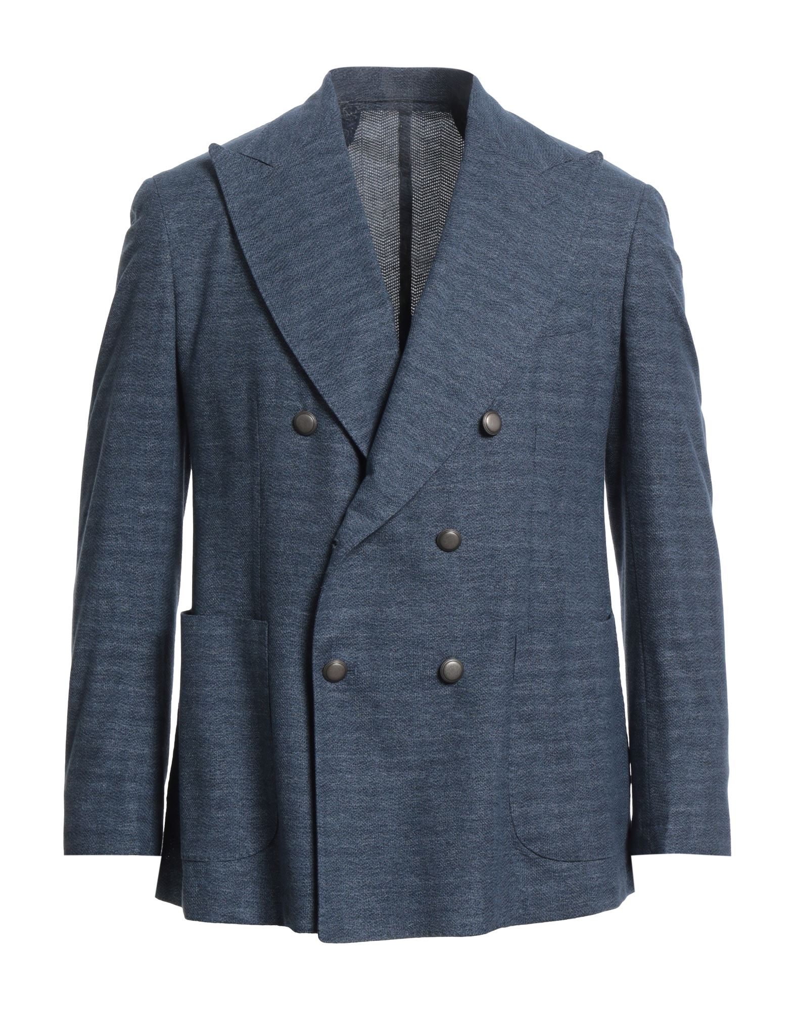 BARBA Napoli Blazer Herren Taubenblau von BARBA Napoli