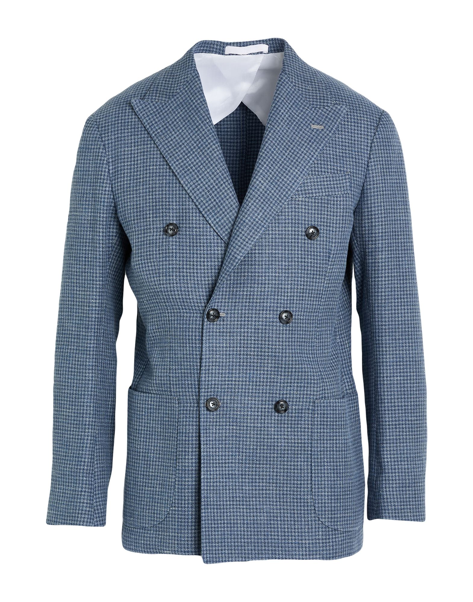 BARBA Napoli Blazer Herren Taubenblau von BARBA Napoli