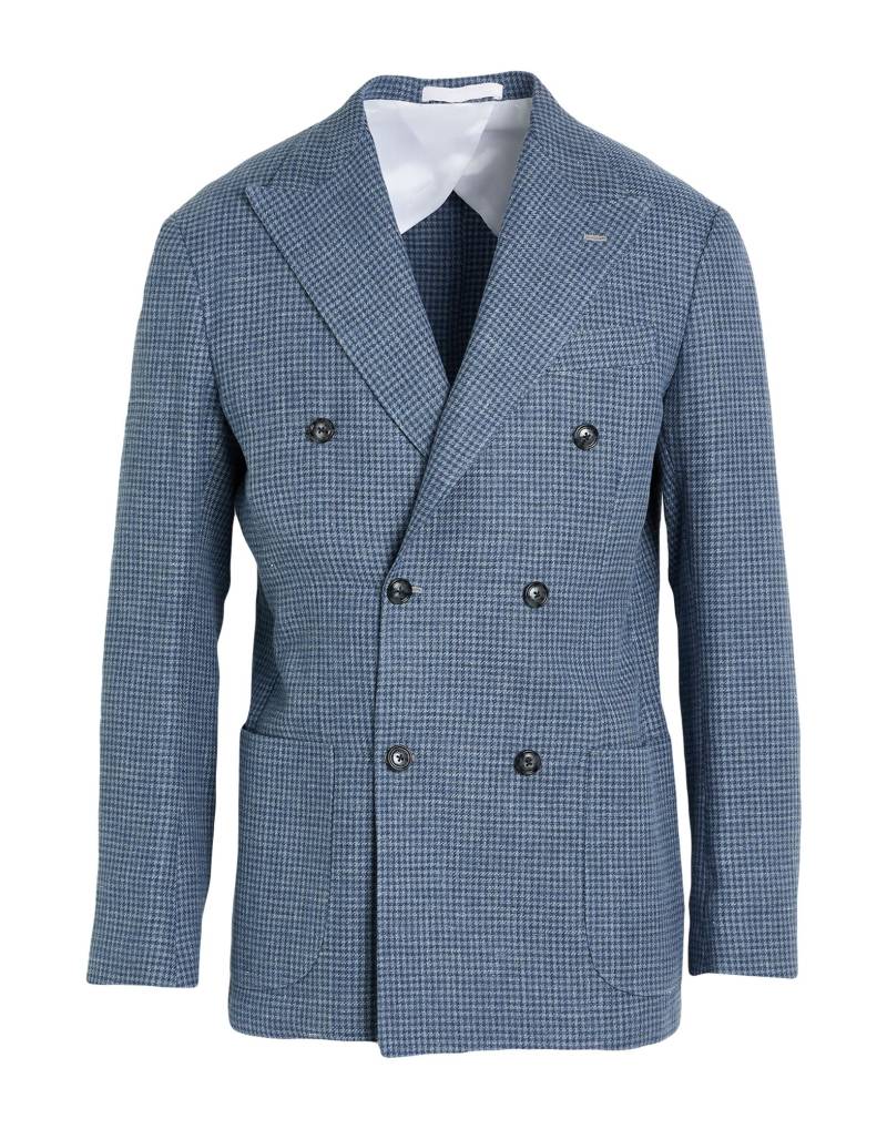 BARBA Napoli Blazer Herren Taubenblau von BARBA Napoli