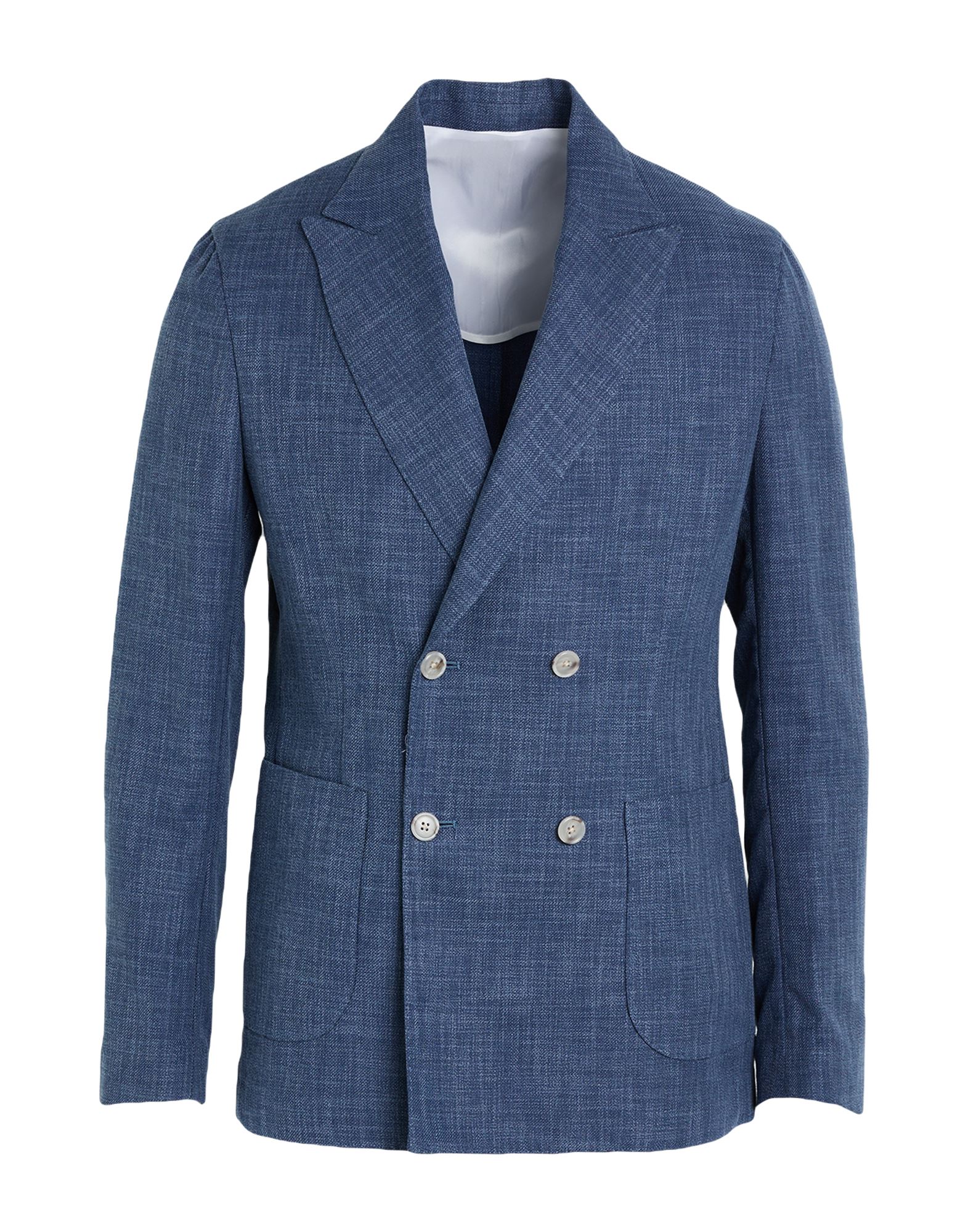 BARBA Napoli Blazer Herren Taubenblau von BARBA Napoli