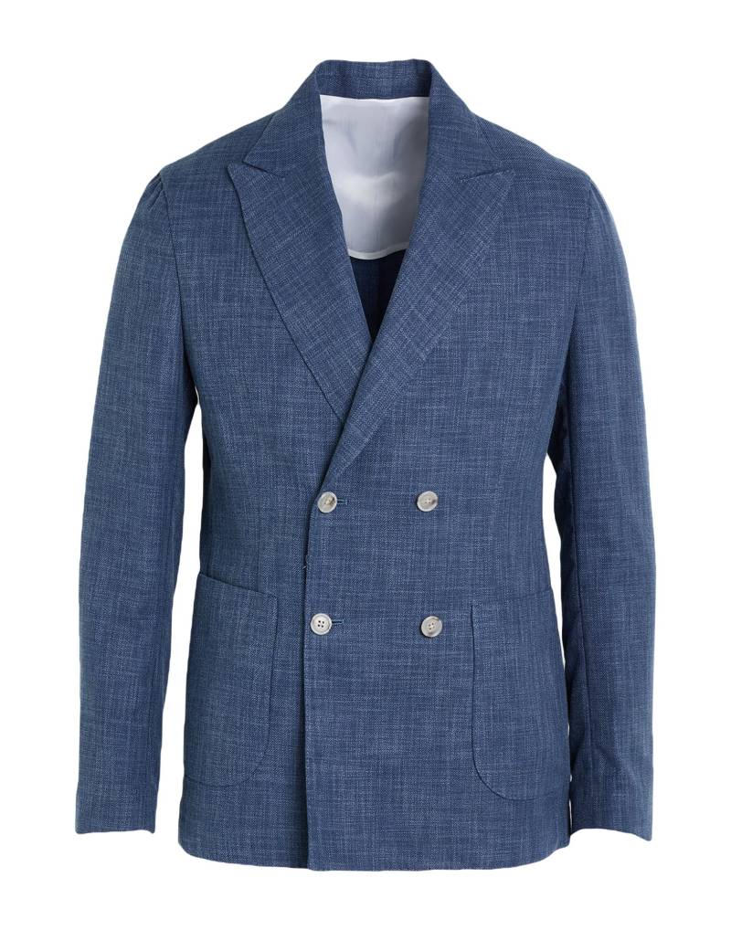 BARBA Napoli Blazer Herren Taubenblau von BARBA Napoli